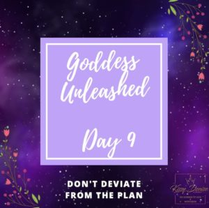 DAY 9 - DON'T DEVIATE FROM THE PLAN_o